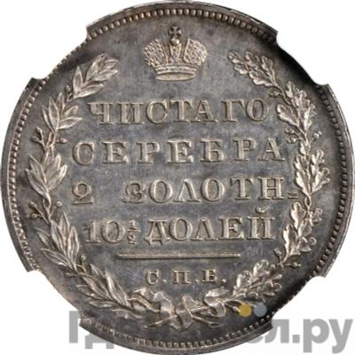 Аверс Полтина 1831 года СПБ НГ