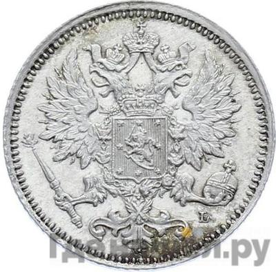 Реверс 25 пенни 1889 года L Для Финляндии