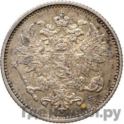 Реверс 50 пенни 1872 года S Для Финляндии