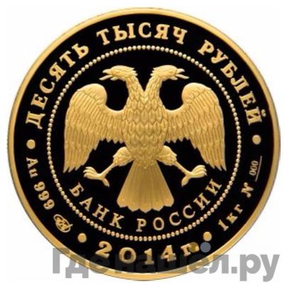 Реверс 10000 рублей 2014 года СПМД Дзюдо