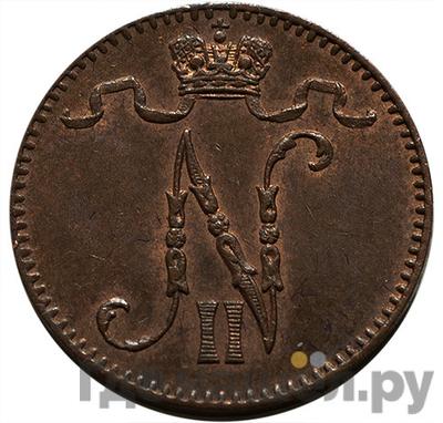 Реверс 1 пенни 1895 года Для Финляндии