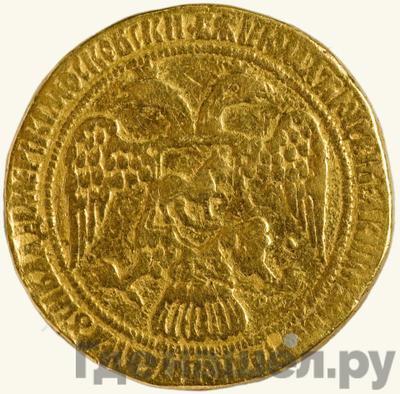 Аверс Жалованный золотой 1605 года - 1606 Дмитрий Иванович Лжедмитрий 1