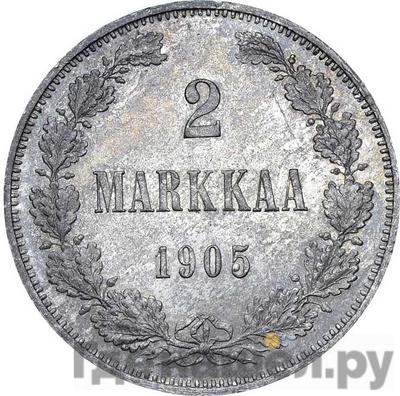 Аверс 2 марки 1905 года L Для Финляндии