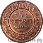 Монеты 1880 года