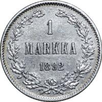 1 марка 1892 года L Для Финляндии