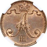 1 пенни 1891 года  Для Финляндии
