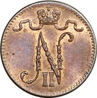 1 пенни 1916 года  Для Финляндии