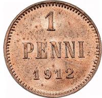 1 пенни 1912 года  Для Финляндии