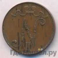 5 пенни 1910 года  Для Финляндии