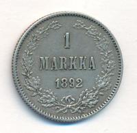 1 марка 1892 года L Для Финляндии