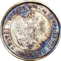 1 марка 1874 года S Для Финляндии