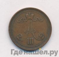 10 пенни 1889 года  Для Финляндии