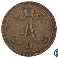 10 пенни 1866 года  Для Финляндии