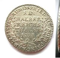 Талер 1798 года  Йеверская монета