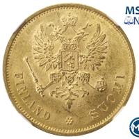 10 марок 1878 года S Для Финляндии