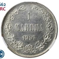 1 марка 1907 года L Для Финляндии