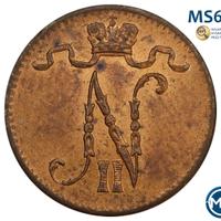 1 пенни 1916 года  Для Финляндии