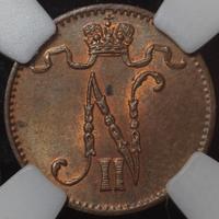 1 пенни 1915 года  Для Финляндии