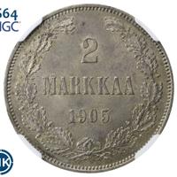 2 марки 1905 года L Для Финляндии