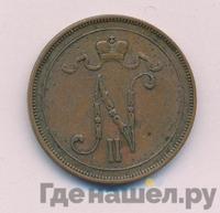 10 пенни 1909 года  Для Финляндии