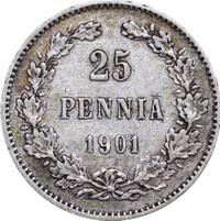 25 пенни 1901 года L Для Финляндии