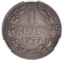1 злотый 1835 года  Город Краков