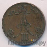 5 пенни 1892 года  Для Финляндии