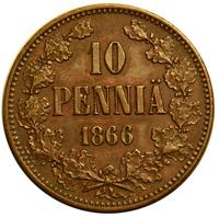 10 пенни 1866 года  Для Финляндии
