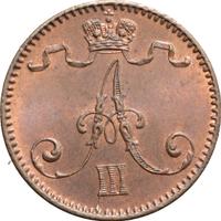 1 пенни 1892 года  Для Финляндии