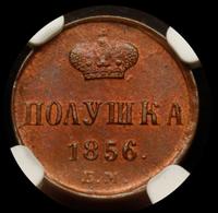Полушка 1856 года ЕМ