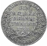 Талер 1798 года  Йеверская монета