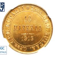 10 марок 1913 года S Для Финляндии