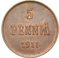 5 пенни 1911 года  Для Финляндии