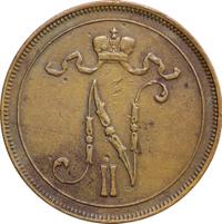 10 пенни 1911 года  Для Финляндии