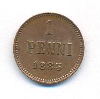 1 пенни 1883 года  Для Финляндии