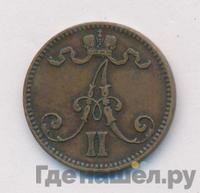 5 пенни 1865 года  Для Финляндии