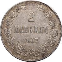 2 марки 1907 года L Для Финляндии