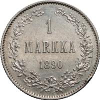 1 марка 1890 года L Для Финляндии