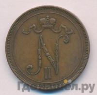 10 пенни 1909 года  Для Финляндии