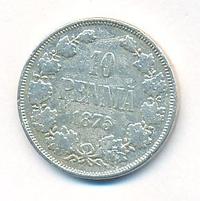 10 пенни 1875 года  Для Финляндии