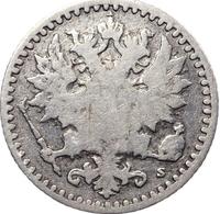 25 пенни 1866 года S Для Финляндии