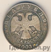 2 рубля 2003 года СПМД