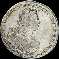 Полтина 1729 года  Московский тип