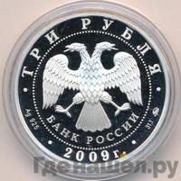 3 рубля 2009 года ММД