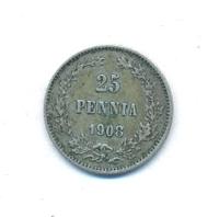 25 пенни 1908 года L Для Финляндии