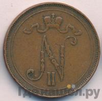 10 пенни 1908 года  Для Финляндии