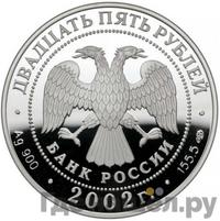 25 рублей 2002 года СПМД