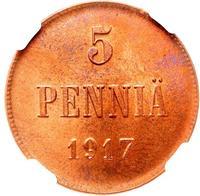 5 пенни 1917 года