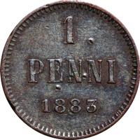1 пенни 1883 года  Для Финляндии