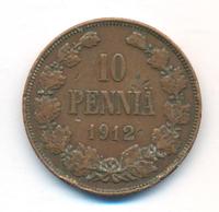 10 пенни 1912 года  Для Финляндии